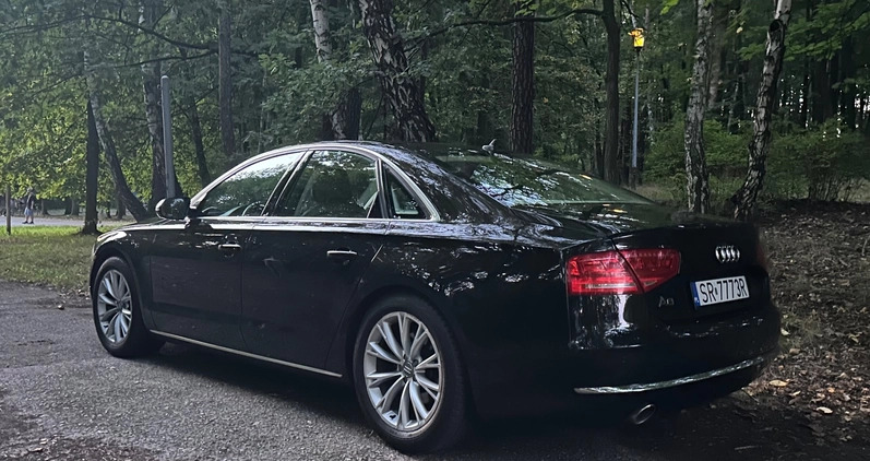 Audi A8 cena 74900 przebieg: 299000, rok produkcji 2012 z Rybnik małe 106